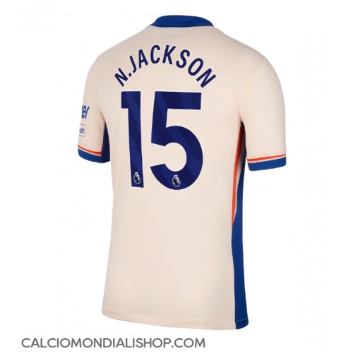 Maglie da calcio Chelsea Nicolas Jackson #15 Seconda Maglia 2024-25 Manica Corta